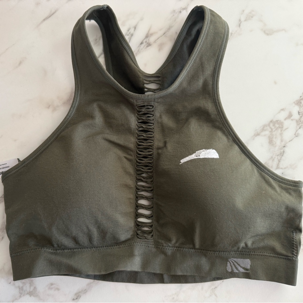 Marika Olive Green Sports Bra